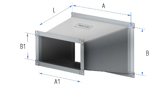 Переход вентиляционный прямоугольный. Воздуховод ПУ 600*300*0,7 оцин.. Воздуховод прямоугольный 300х100 (а х в) длина 300 фланец [20]. Тройник вентиляционный 600 на 600. Воздуховод размер перехода 600х300 мм.